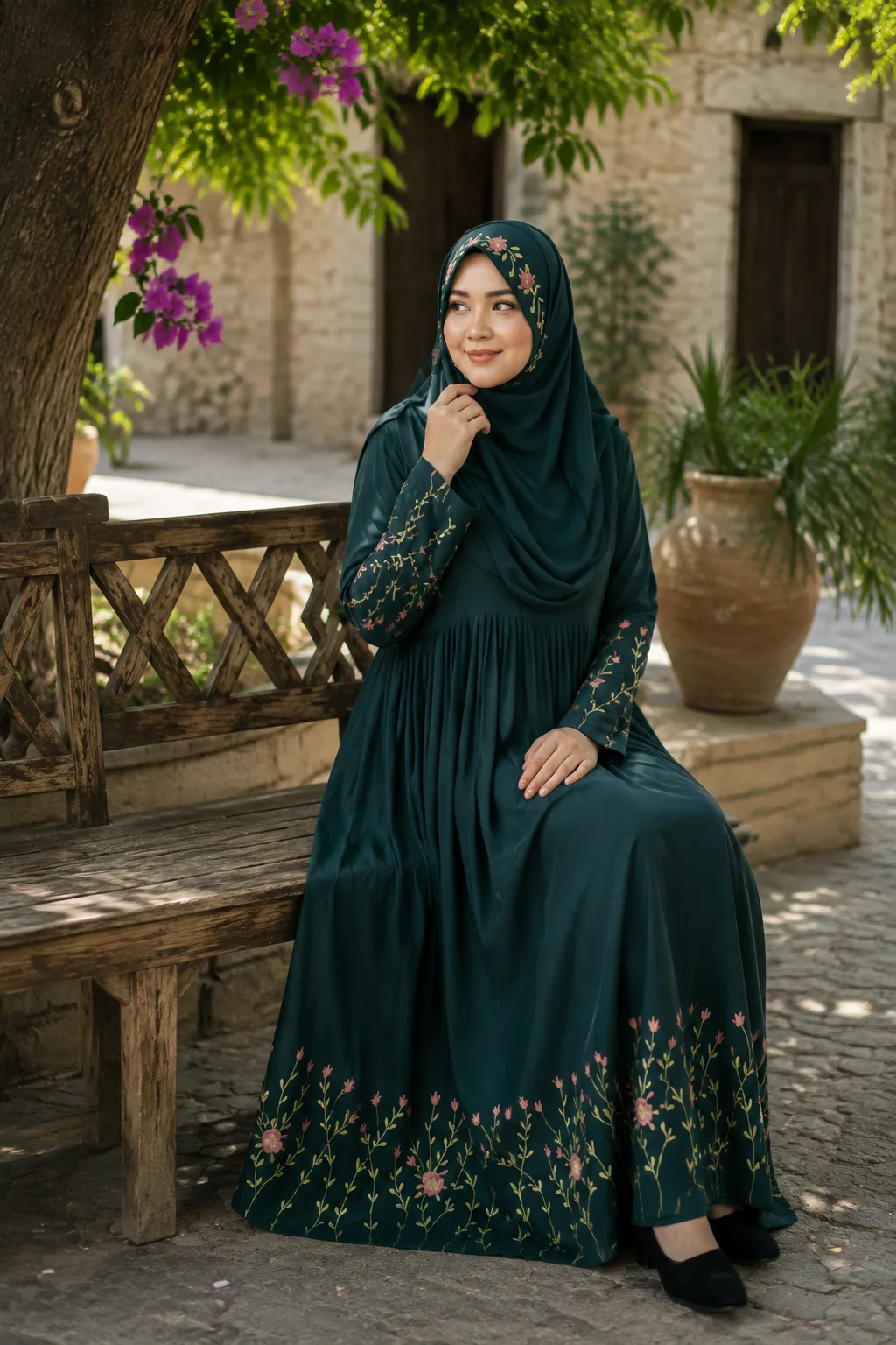 রজনীগন্ধা বোরকা সেট