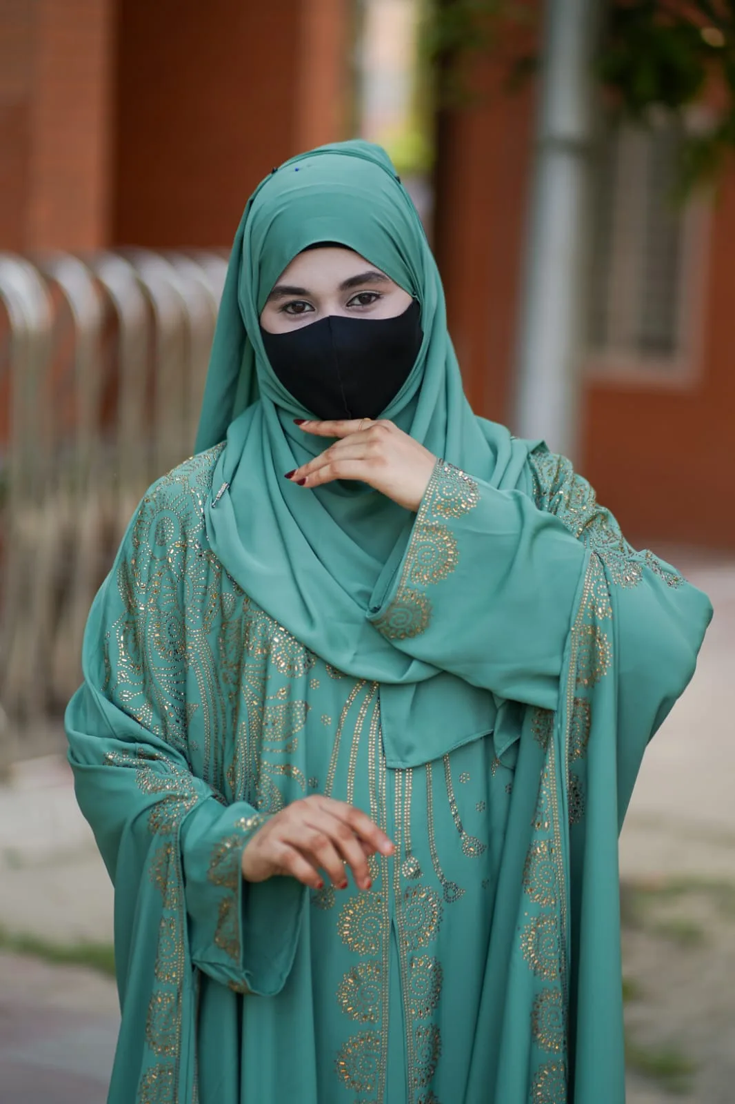Luxury Abhaya Set with Inner and Hijab